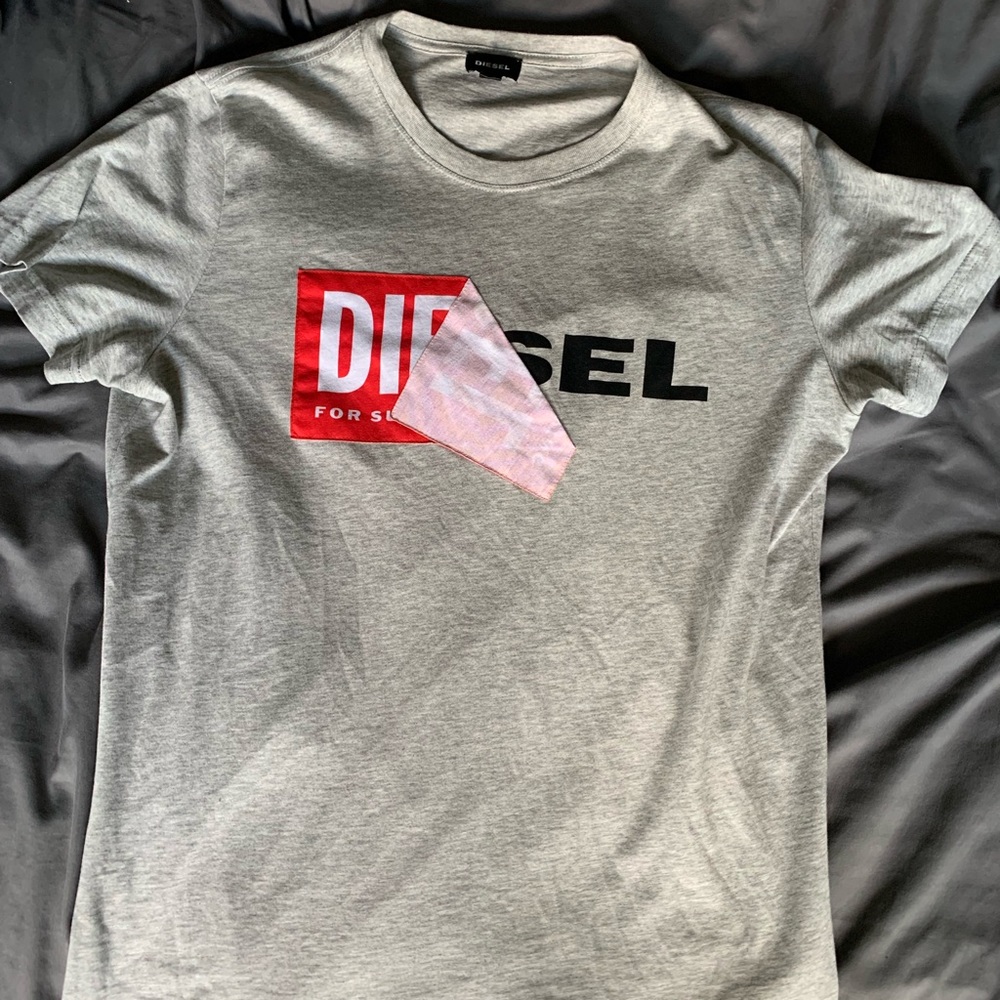 Diesel Logo T Shirt Size M